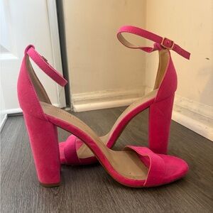 DREAM PARIS - Amazon - Pink Ankle Strap Heels
